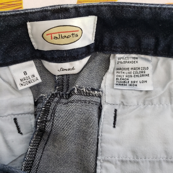 Talbots Stretch Straight Leg High Rise Jeans Size 8 - Picture 7 of 8